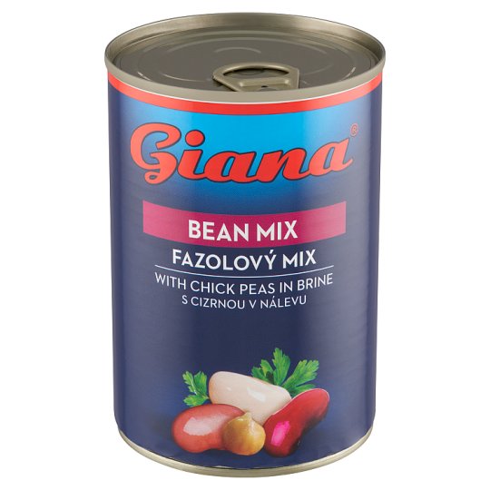 Giana Fazuľový mix s cícerom v slanom náleve 400 g