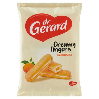 dr Gerard Piškóty plnené jablkovo-marhuľovou plnkou a plnkou so smotanovou príchuťou 170 g