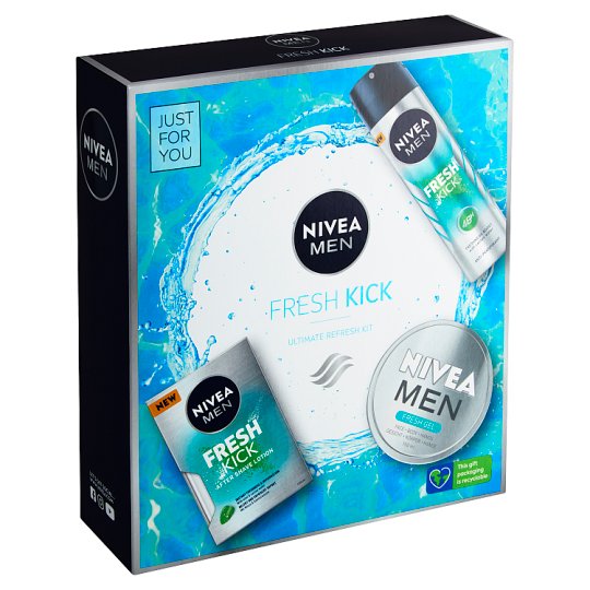 Nivea Men Fresh Kick Lotion Gift Set Tesco Groceries