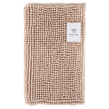 Tesco Home Taupe Microchenille Bath Mat 50 x 80 cm