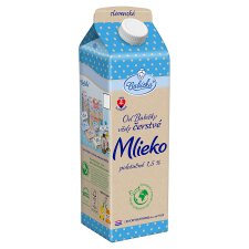 Babička Semi-Skimmed Milk 1.5 % 1 L