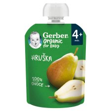 GERBER Organic kapsička hruška 90 g