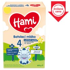 Hami 4 Toddler Milk with Vanilla Flavor from the End of the 24th Month 600 g