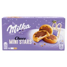 Milk Choco Mini Stars Half-Dipped Biscuits with Milk Filling 150 g