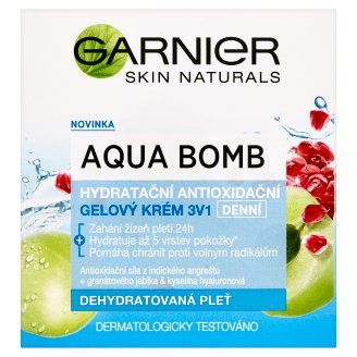 Garnier Skin Naturals Aqua Bomb hydratačný antioxidačný gélový krém 3v1 denný 50 ml
