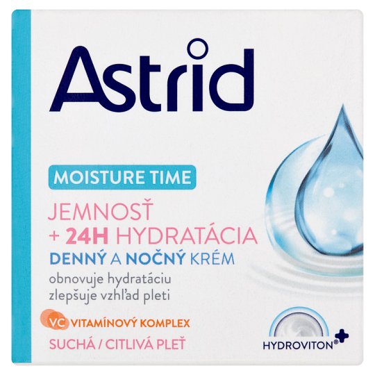 Astrid Moisture Time Denný a nočný krém suchá a citlivá pleť 50 ml