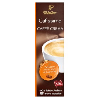 Tchibo Cafissimo Caffé Crema Rich Aroma pražená mletá káva 10 kávových kapsúl 76 g