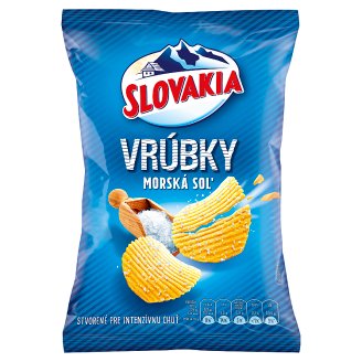Slovakia Vrúbky s morskou soľou 65 g