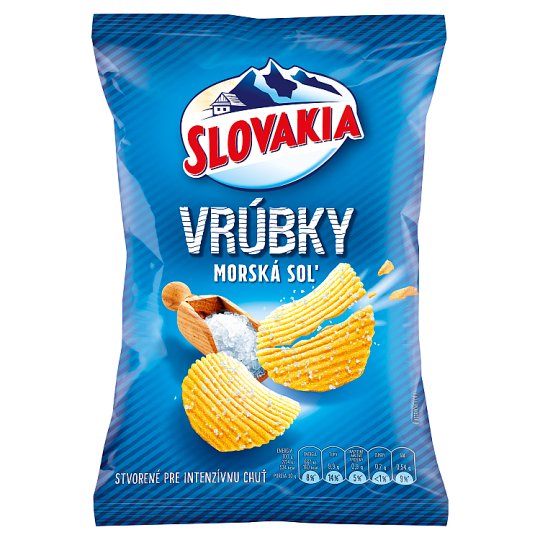 Slovakia Vrúbky s morskou soľou 65 g