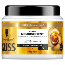 Schwarzkopf Gliss 4 in 1 Nourishment Bond-Building Hair Mask 400 ml