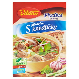Vitana Poctivá polievka s pečeňovými knedličkami 92 g