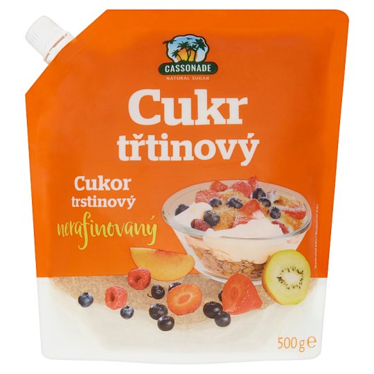 Cassonade Cukor trstinový nerafinovaný 500 g