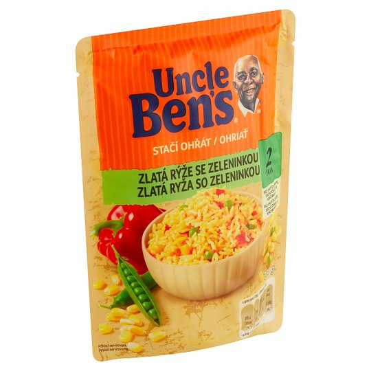 Uncle Ben's Zlatá ryža so zeleninkou 250 g