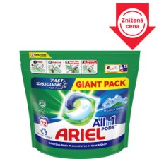 Ariel All-in-1 PODS, Tekutý Prací Prostriedok v Kapsulách, 72 Praní