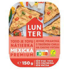 Lunter Tofu mexická nátierka premium 150 g