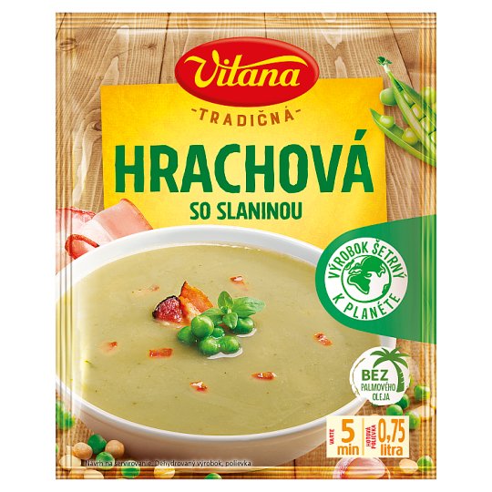 Vitana Tradičná hrachová so slaninou 75 g