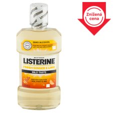 Listerine Fresh Ginger & Lime Mild Taste Mouthwash 500 ml