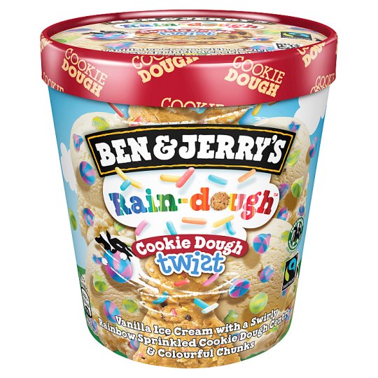 Ben&Jerry's Raindough Cookie Dough 465 ml Tesco Groceries