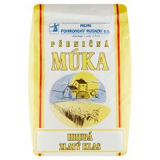 Mlyn Pohronský Ruskov Wheat Flour Rough Gold Ear 1 kg