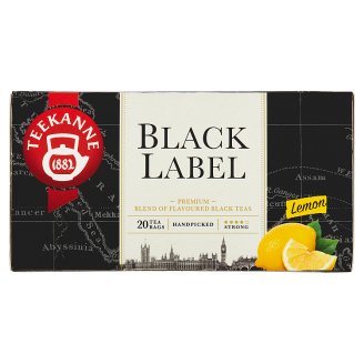 TEEKANNE Black Lemon, 20 vrecúšok, 1,65 g