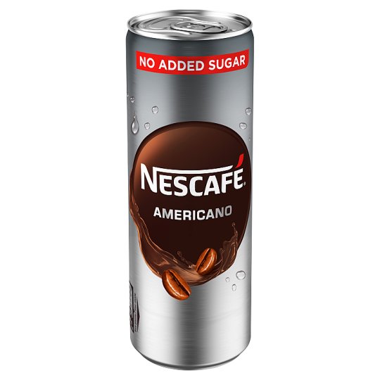 NESCAFÉ Americano NO ADDED SUGAR, Ice Coffee, 250 ml