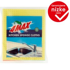 4MAX Kitchen Sponge Cloths 3 pcs