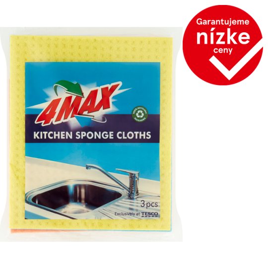 4MAX Špongiové utierky 3 ks