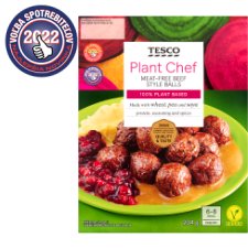 Tesco Plant Chef Meat-Free Beef Style Balls 204 g