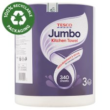 Tesco Jumbo kuchynské utierky 3 vrstvy 1 kotúč