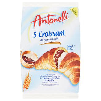 Antonelli Croissant plnený kakaovým a mliečnym krémom 5 x 50 g