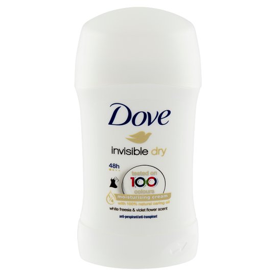 Dove Invisible Dry tuhý antiperspirant 40 ml