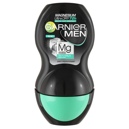 Garnier Mineral Ultra Dry Magnesium rollon men, 50 ml Tesco Potraviny