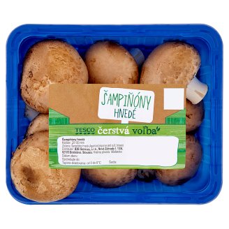 Tesco Šampiňóny hnedé 250 g