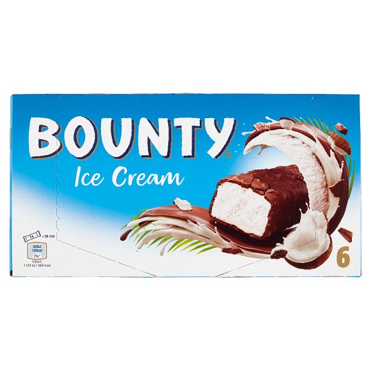 Bounty Milk Coconut Ice Cream with Cocoa Icing 6 x 50.1 ml (300.6 ml