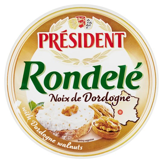 Président Rondelé Noix de Dordogne syr s vlašskými orechmi 100 g