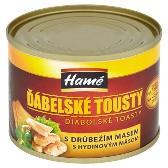 Hamé Diabolské toasty zmes na hrianky s hydinovým mäsom 180 g