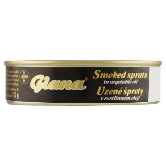Giana Údené šproty v oleji 160 g