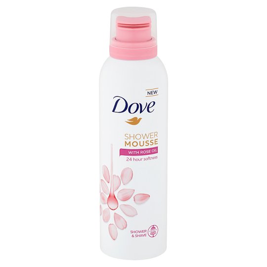 Dove Shower Mousse with Rose Oil 200 ml Tesco Groceries