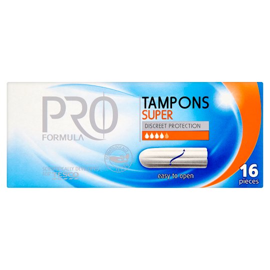 Tesco Pro Formula Super tampóny 16 ks