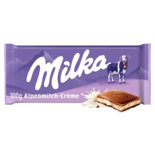 Milka Alpine Milk Chocolate with Milk Filling 100 g