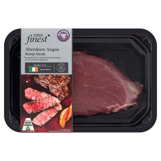 Tesco Finest Írsky hovädzí steak z kvetovej špičky plemena Aberdeen Angus