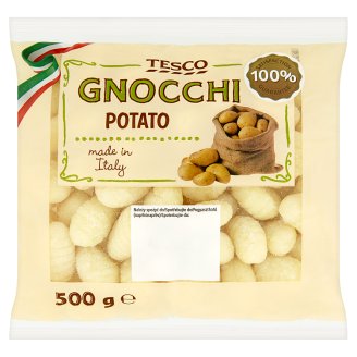Tesco Gnochi halušky zo zemiakov a pšeničnej múky 500 g