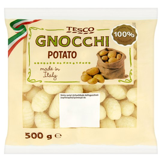 Tesco Gnochi halušky zo zemiakov a pšeničnej múky 500 g