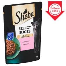 Sheba Select Slices Complete Wet Food for Adult Cats with Salmon 85 g