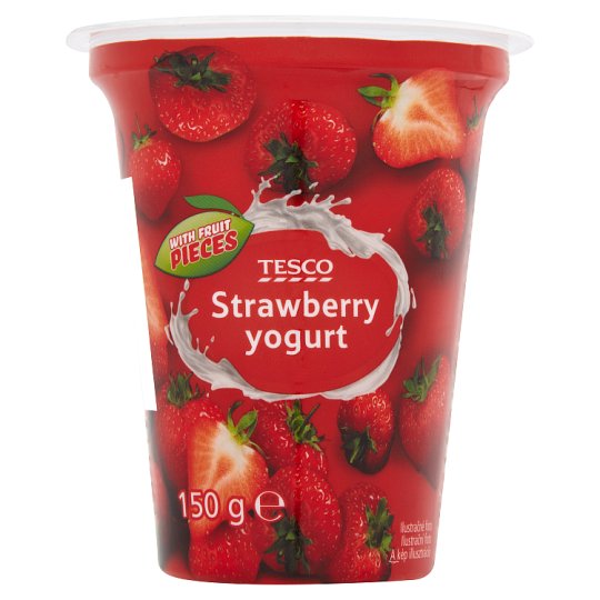 Tesco Jogurt jahodový 150 g