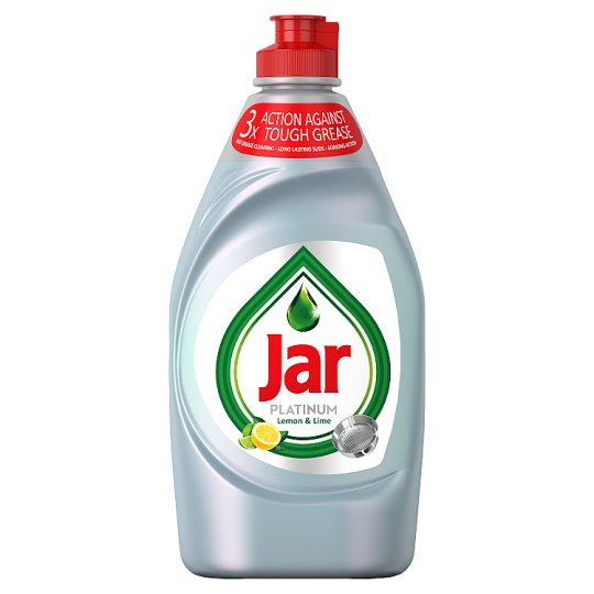 Jar Platinum Lemon & Lime S 3-Násobnou Účinnosťou Prostriedok Na Umývanie Riadu, 430 ml