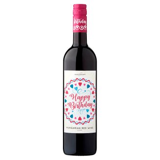 Wine Concept Happy Birthday Medina z horného Maďarska sladké červené víno 0,75 l