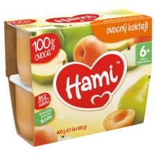 Hami 100% Fruit Fruit Cocktail 4 x 100 g (400 g)