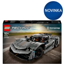 LEGO Technic 42173 Sivé hyperauto Koenigsegg Jesko Absolut