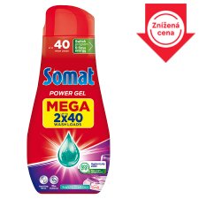 Somat All-in-1 gél do umývačky pre hygienickú čistotu 80 dávok, 1440 ml